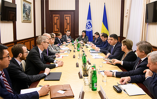 Гройсман встретился с главой группы экспертов МВФ